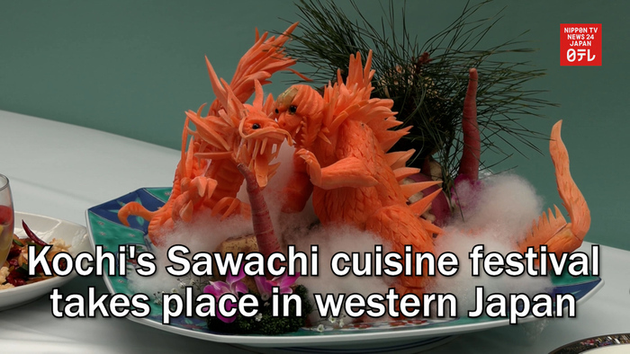 Kochi's Sawachi cuisine festival takes place in western Japan