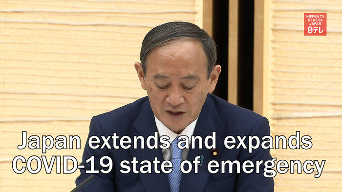 Japan extends and expands COVID-19 state of emergency