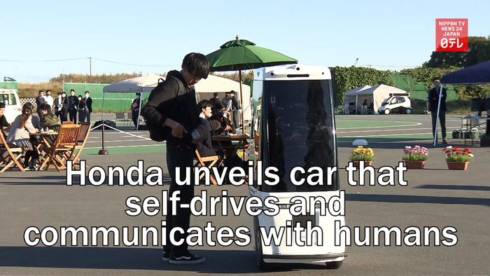 Honda unveils car that self-drives and communicates with humans