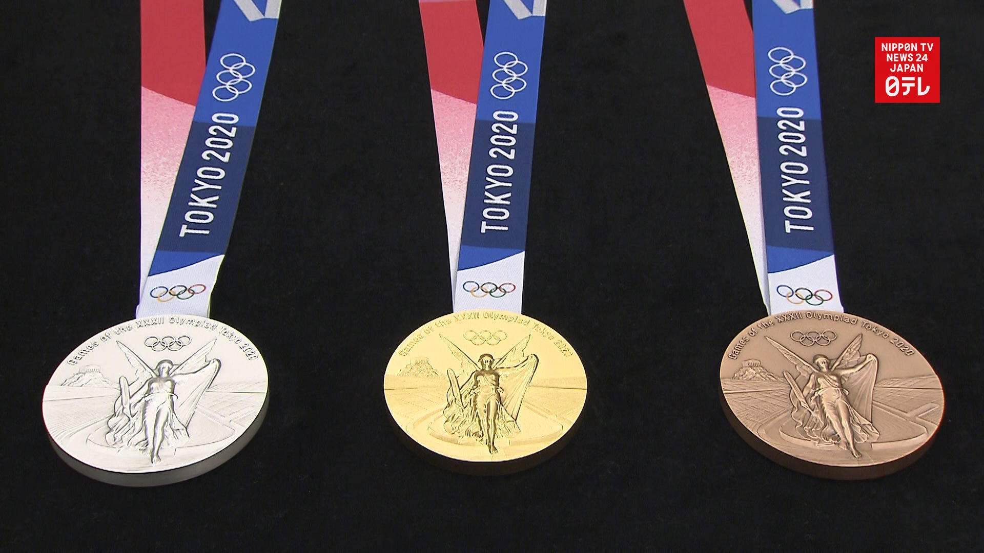 Tokyo Olympic medals, countdown clock unveiled