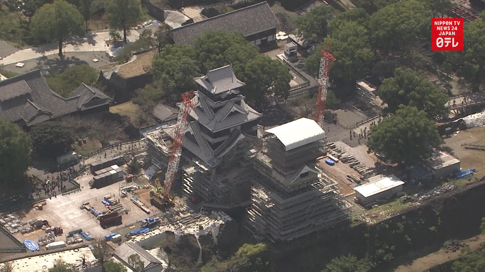 Kumamoto Castle restoration unveiled