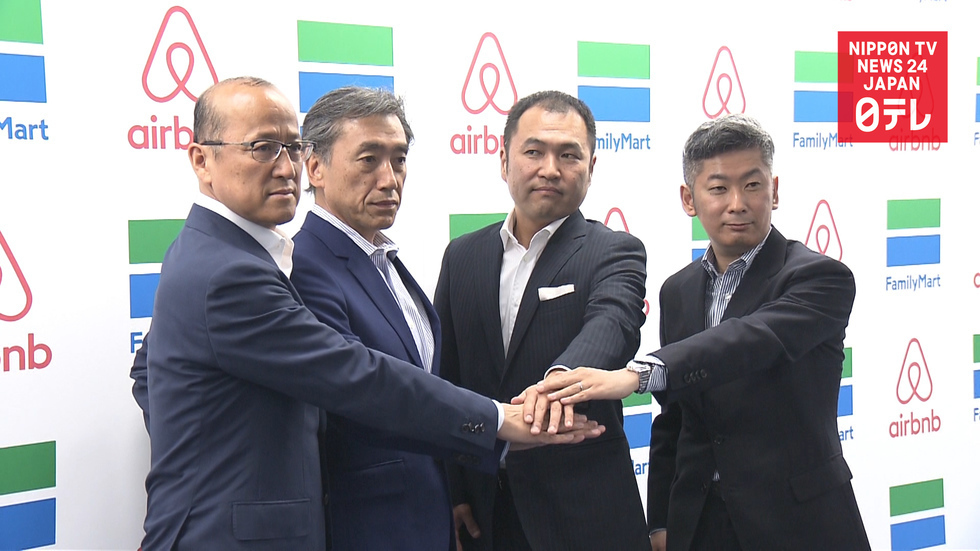 Airbnb teams up with FamilyMart