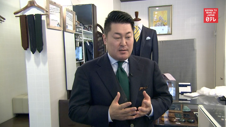 Tailor brings Italian fashions to Japan 