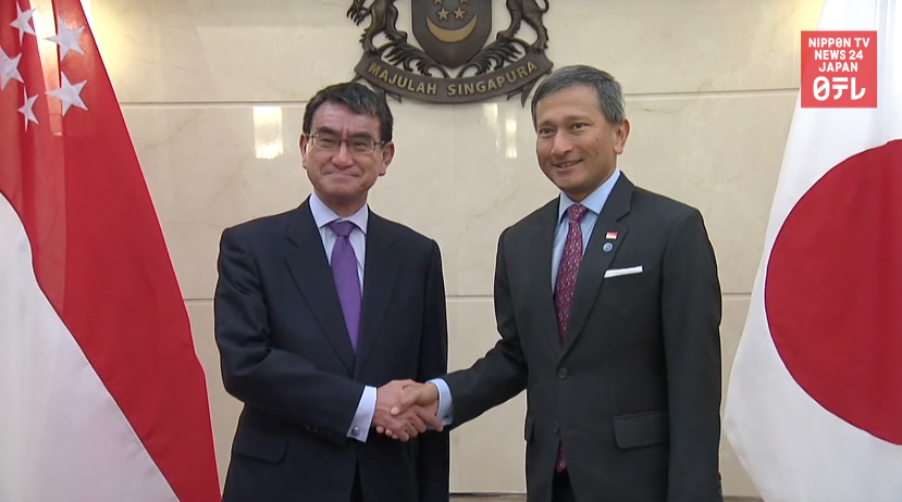 Japan, Singapore agree to shut down illegal N.Korean trade  