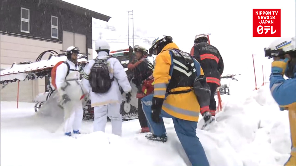 Search continues after eruption in Gunma
