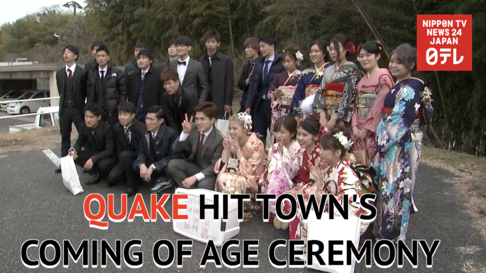 Quake can't stop coming of age ceremony 