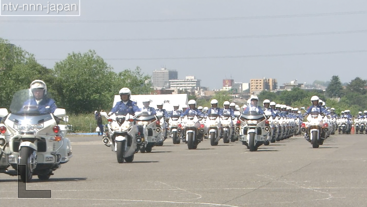 Motorcycle officers test their skills