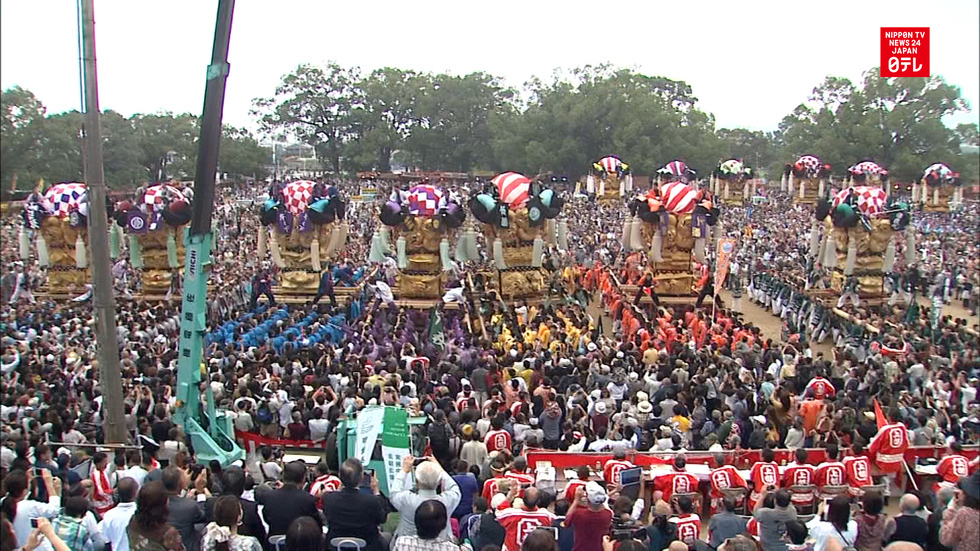 Niihama Taiko Festival woos spectators