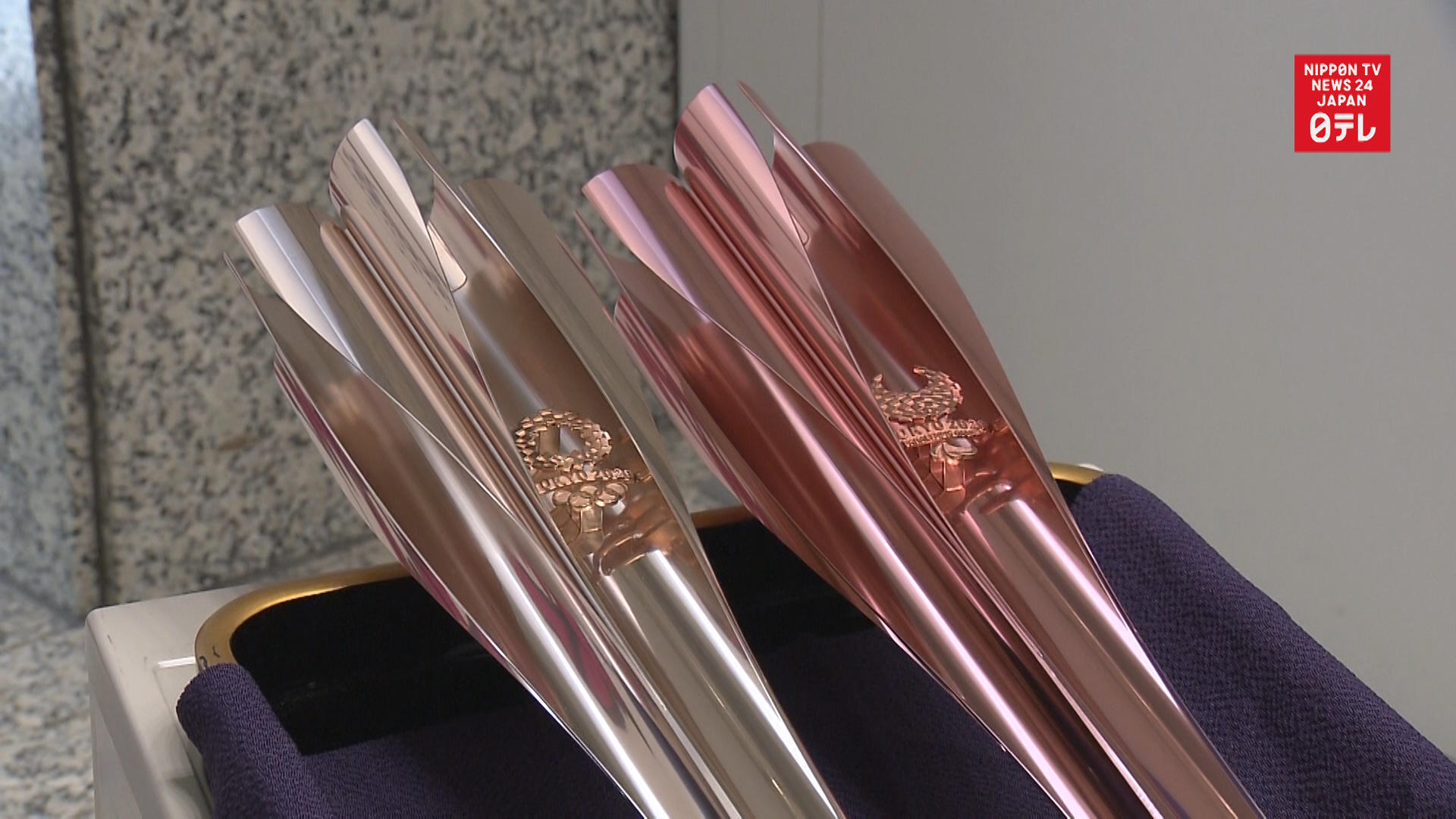 2020 Olympic torches on display in Tokyo