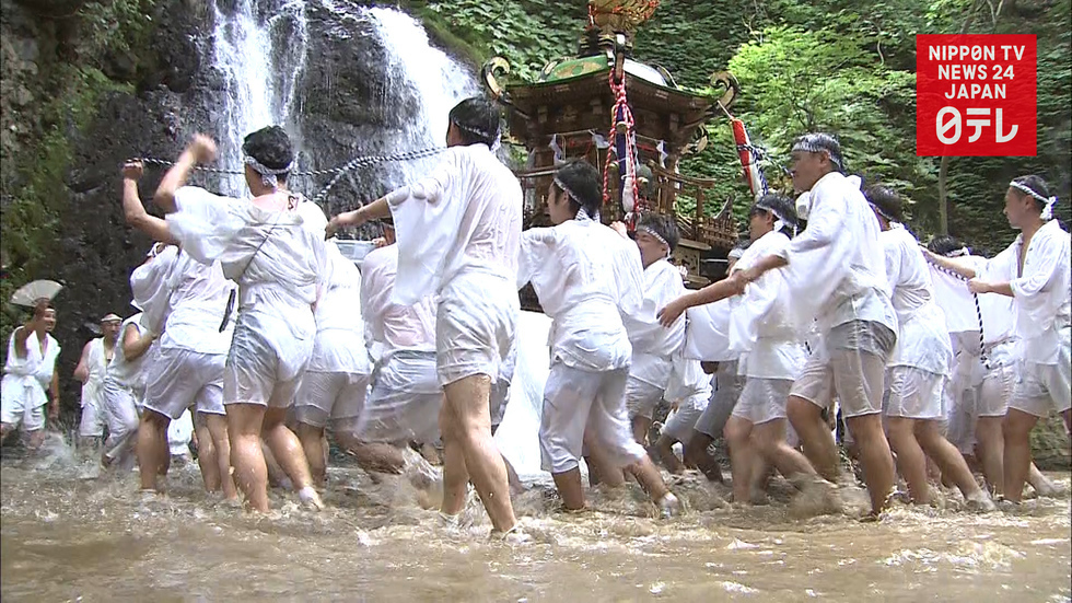 Waterfall festival beats the heat