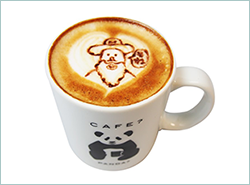 「かっこいいモネ。」ラテ