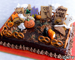 もこみち流　かぼちゃのパウンドケーキ 〜チョコグラサージュかけ〜