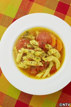 もこみち流　オリジナルニョッキのトマトカレースープ