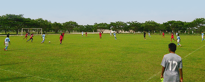 2013年にできたナショナルトレーニングセンター日本人指導者のもと、有望な若手を育成している