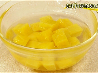 さつま芋の甘煮 さつま芋のスパイスシロップ煮｜キユーピー3分