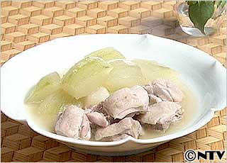 冬瓜と鶏肉の煮もの キユーピー3分クッキング 日本テレビ