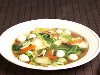 中華 スープ 小松菜