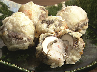 かに入り里芋と椎茸の天ぷら キユーピー3分クッキング 日本テレビ