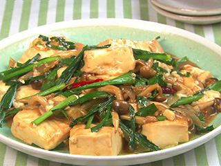 豆腐とにらのオイスターソース炒め キユーピー3分クッキング 日本テレビ