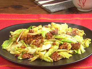 キャベツとひき肉の甘みそ炒め キユーピー3分クッキング 日本テレビ