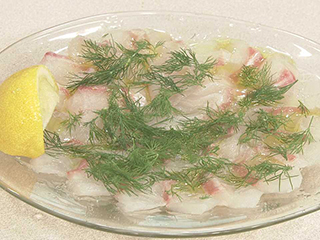 鯛のカルパッチョ キユーピー3分クッキング 日本テレビ