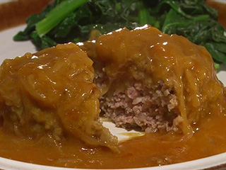 オニオンソースの煮込みハンバーグ キユーピー3分クッキング 日本テレビ