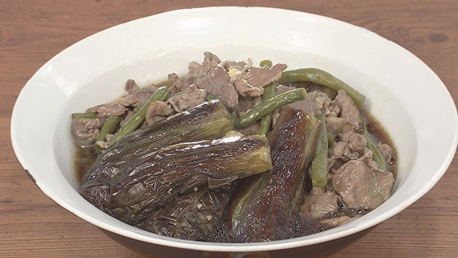 なす いんげん 豚肉の煮もの キユーピー3分クッキング 日本テレビ