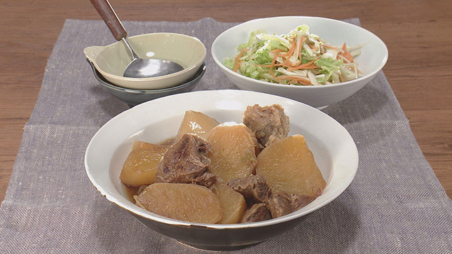 大根と牛すね肉の煮込み キユーピー3分クッキング 日本テレビ