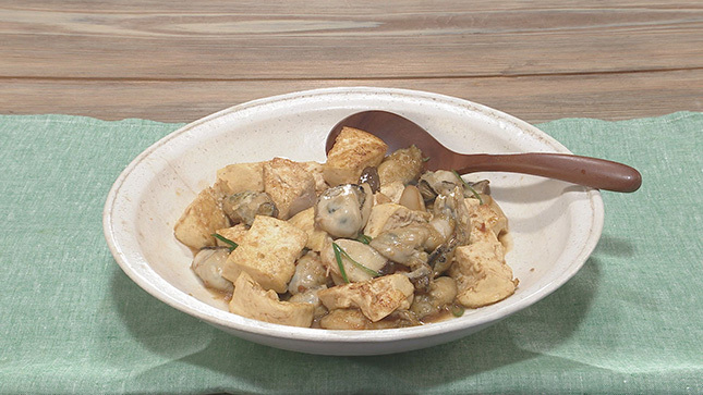 かきと豆腐の辛み炒め キユーピー3分クッキング 日本テレビ