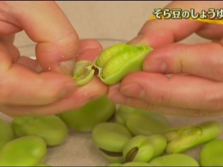 そら豆の塩ゆで そら豆のしょうゆ煮 キユーピー3分クッキング 日本テレビ