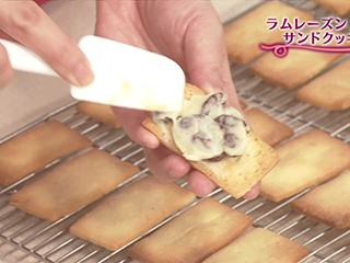 ラムレーズンサンドクッキー キユーピー3分クッキング 日本テレビ