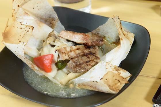 ヤシオポークと蛤の紙風船焼き レシピブログ 満天 青空レストラン