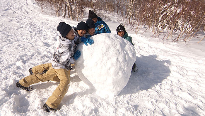 DASH ご当地PR課 ～DASH名物巨大雪玉でスキー場をPR～｜ザ！鉄腕！DASH