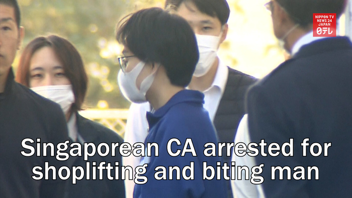 Singaporean flight attendant arrested for shoplifting and biting man 