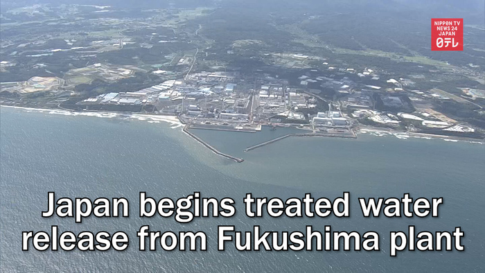 Japan begins treated water release from Fukushima plant