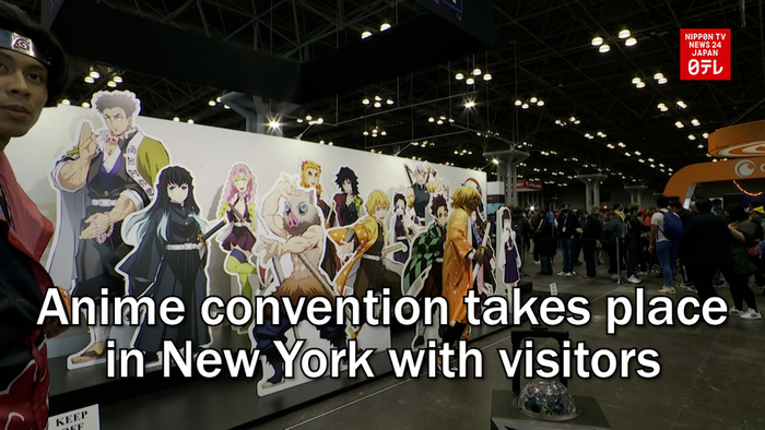 Anime convention takes place in New York with visitors