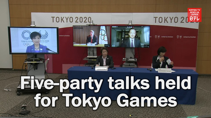 Five-party talks held for Tokyo Games