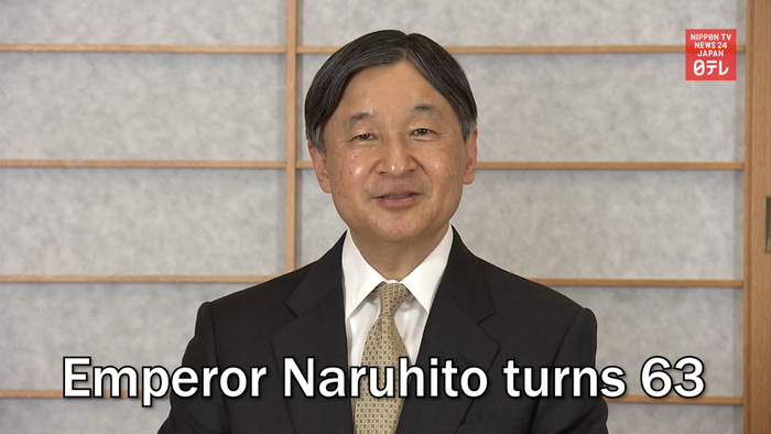 Emperor Naruhito turns 63