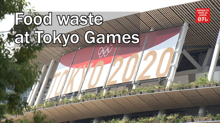 Food waste at Tokyo Games