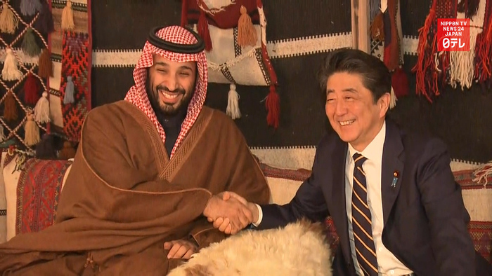 PM Abe seeks Saudi, UAE help for Mideast stability
