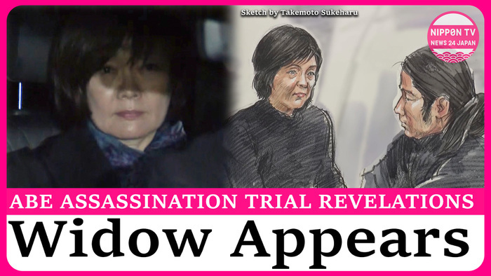 Abe's widow faces husband's killer in trial as shooter explains why he targeted ex-PM