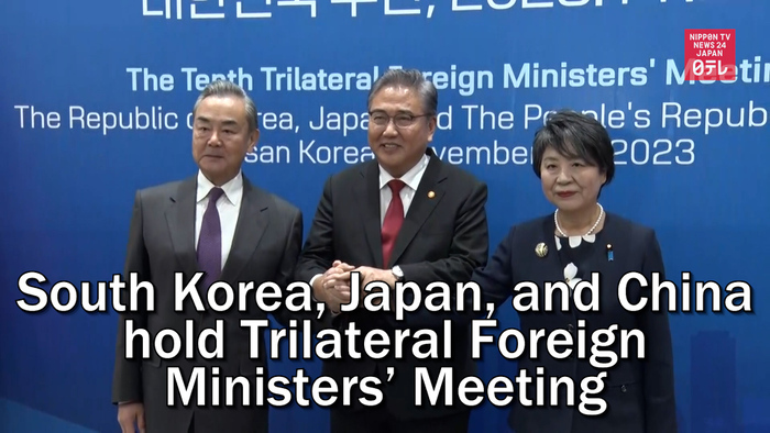 South Korea, Japan, and China hold Trilateral Foreign Ministers Meeting