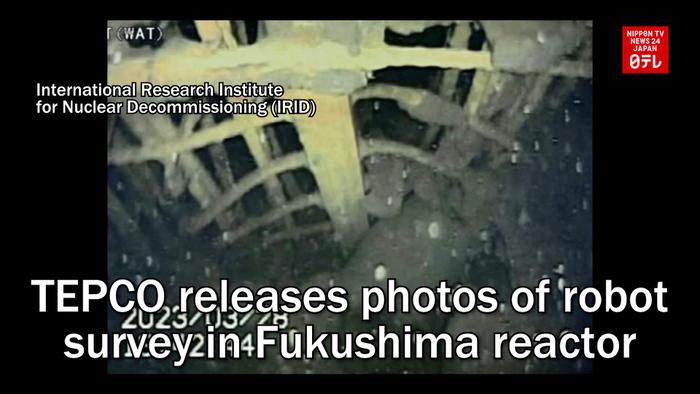 TEPCO releases photos of robot survey in Fukushima reactor
