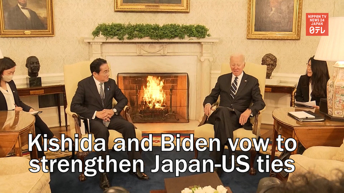 Kishida and Biden vow to strengthen Japan-US ties amid China challenge