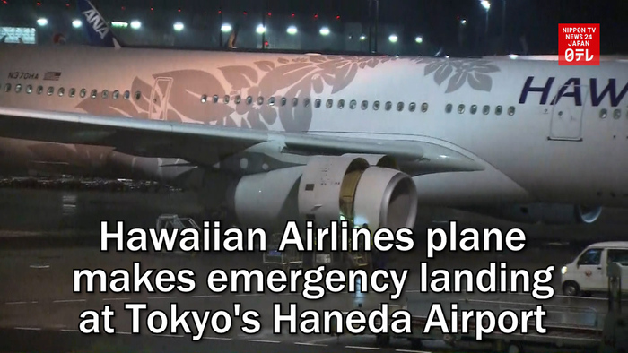 Hawaiian Airlines plane makes emergency landing at Tokyo's Haneda Airport