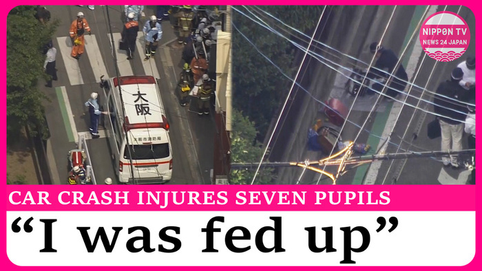 Man arrested after he deliberately rams into school kids