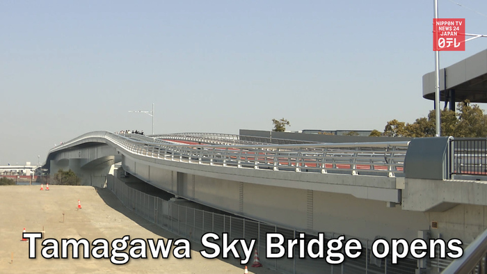 Tamagawa Sky Bridge opens