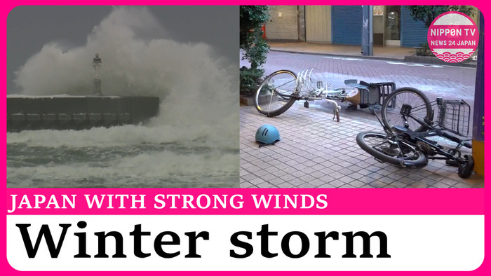 Winter storm lashes Japan, disrupting transport and daily life