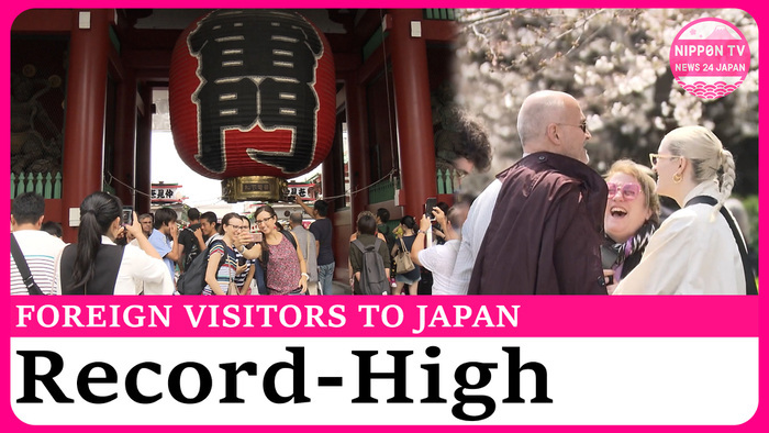 Foreign visitors in March hit a record high in Japan 