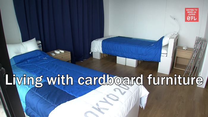 Living with cardboard furniture
